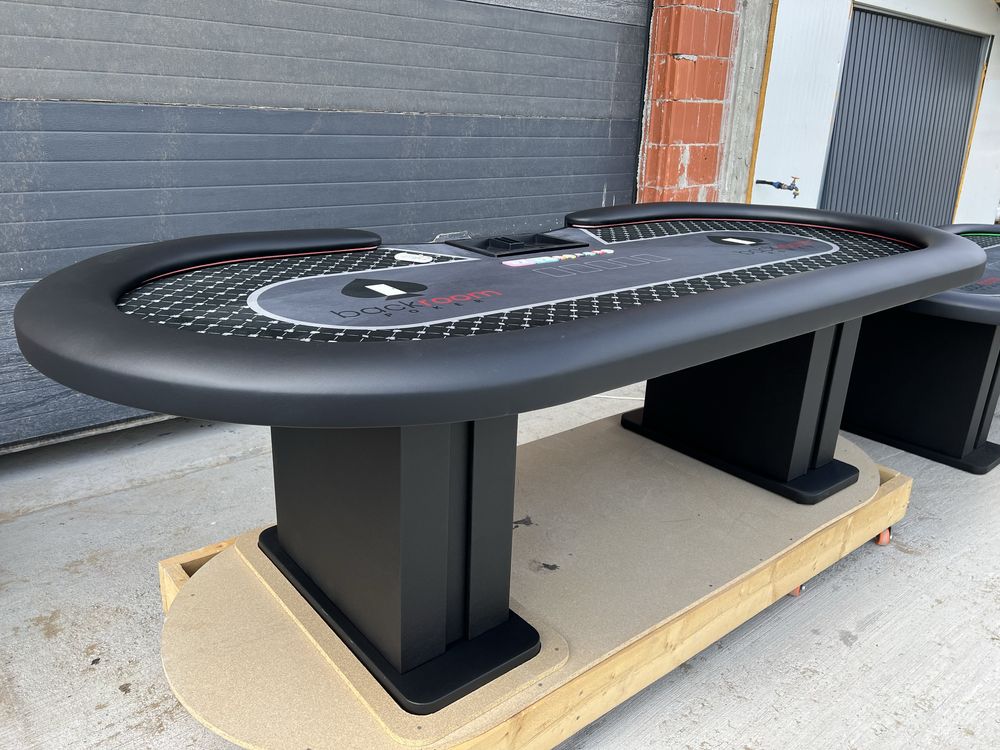Masa poker cu banda led CustomTables.eu stoc