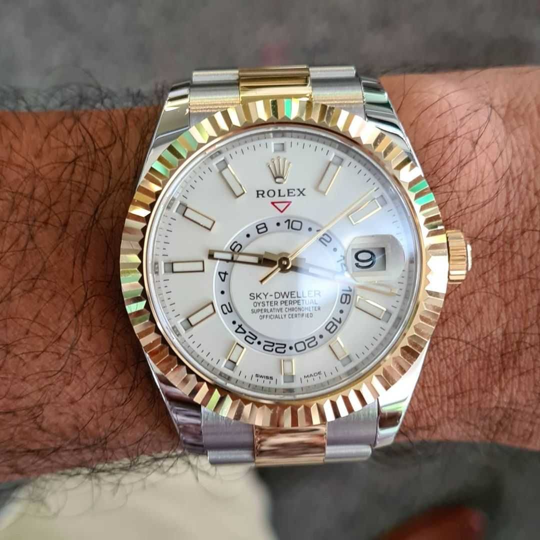 Часовници сребро злато 40mm