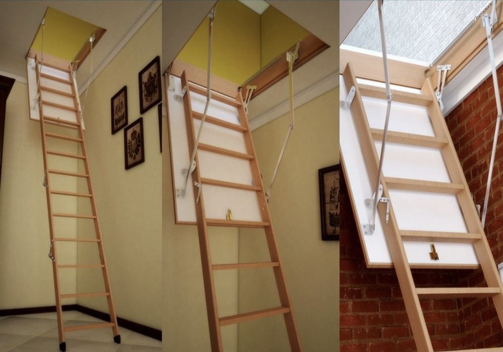 Scara pod/mansarda din lemn sau Metalică