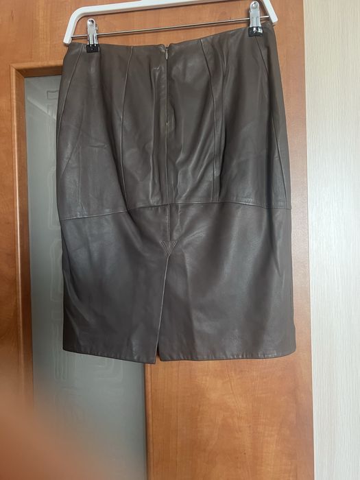 Юбка карандаш из 100% кожи