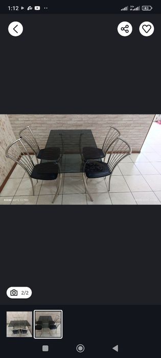 Stol stul oynali srochno sotiladi 7ta komplekt