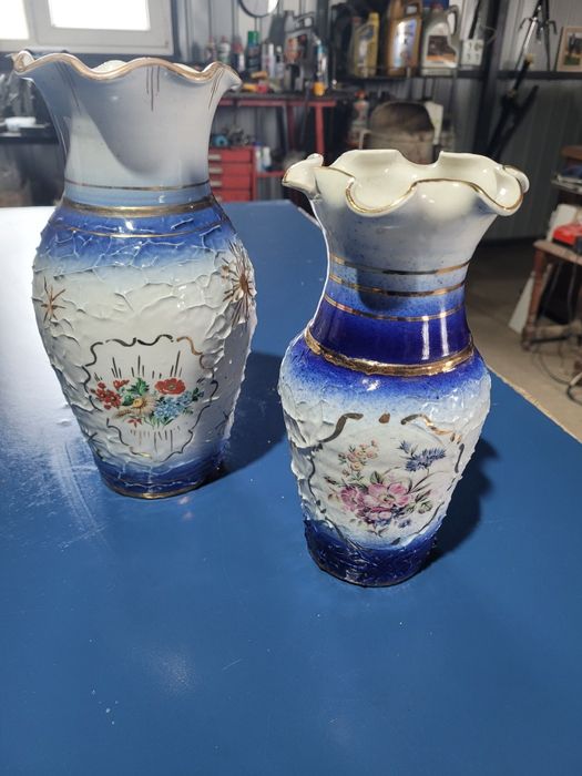 Vaze porțelan cu cobalt