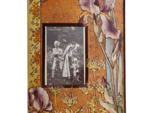 Fotografie principesa Maria, rama pictata si semnata Anna - UNICAT