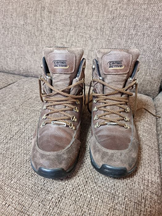 Ghete piele camel active.nr 44