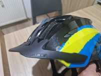 Casca Ciclism Copii Cube Helmet Ant - 52-57 cm, M, Negru / Albastru