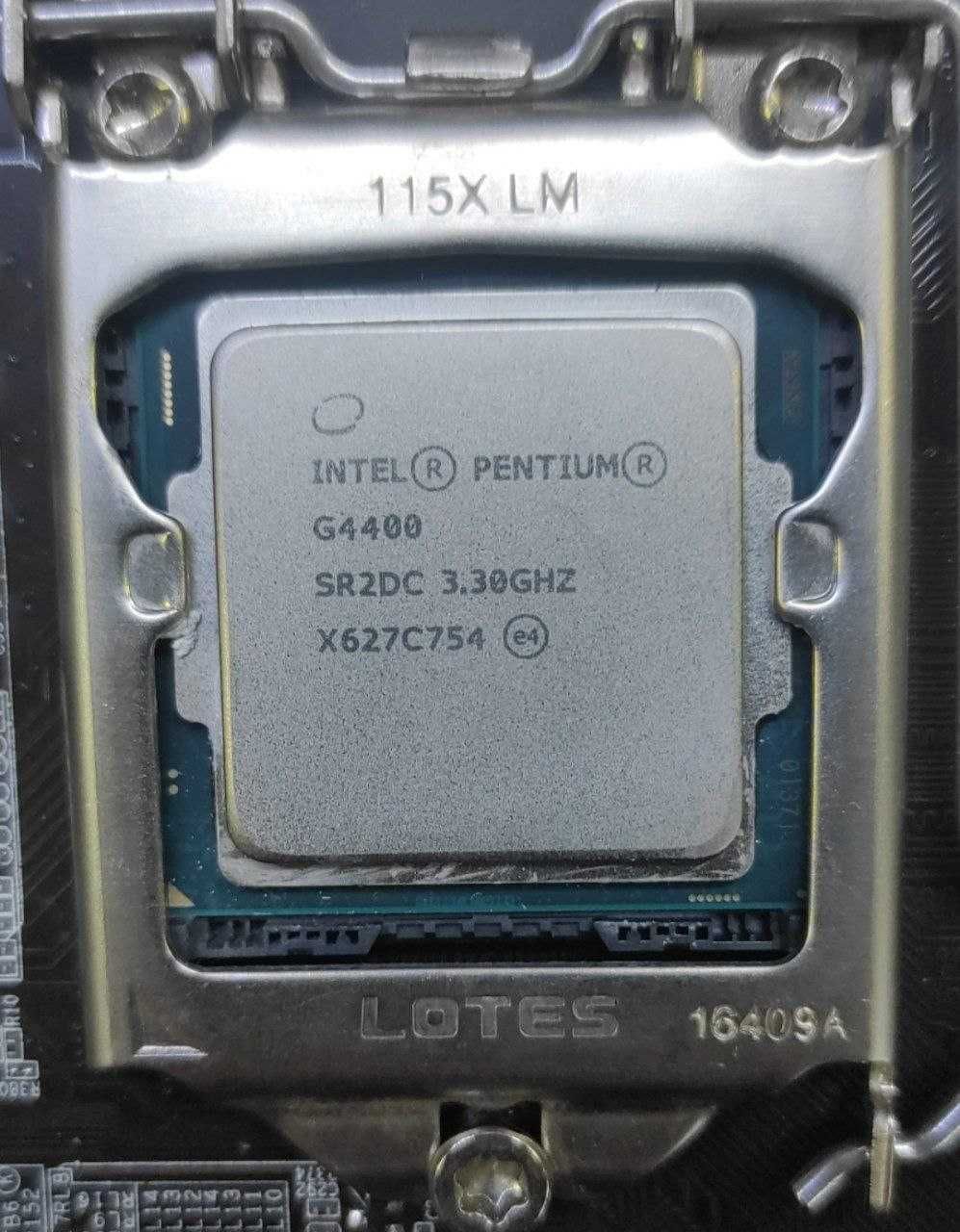 Комплект плата + проц + кулер (LGA 1151/ Pentium G4400)