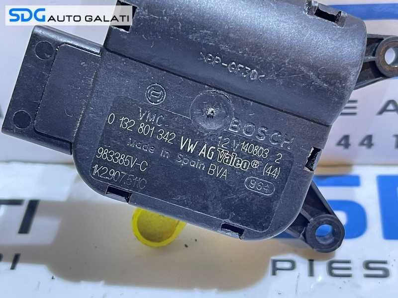 Motoras Stanga Grila Clapeta Clapete Aeroterma VW Passat B7 2010 - 2015 Cod 1K2907511C 0132801342[S0267]