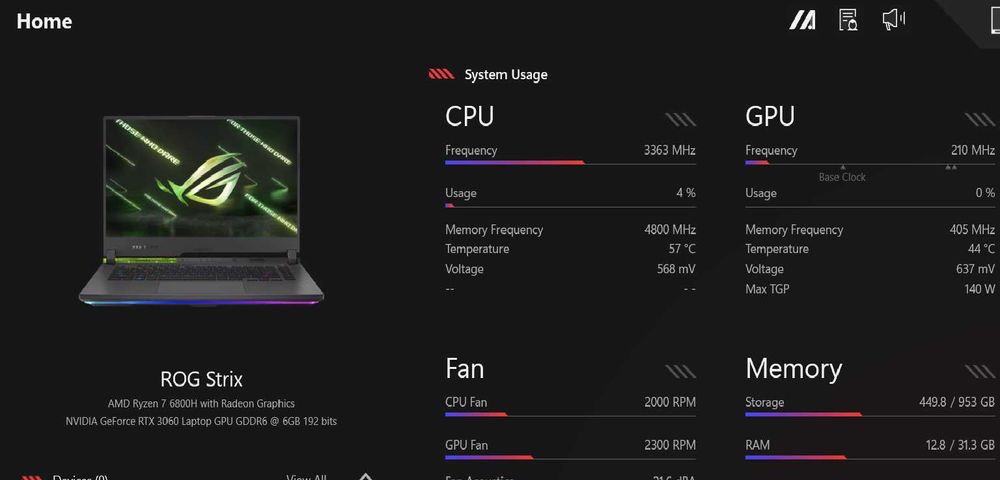 Asus ROG STRIX Gaming laptop