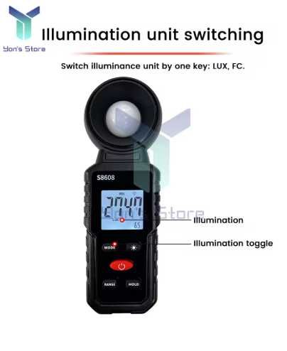 Luminometru digital, Masurator Lumina - ULTIMUL PRODUS!!!