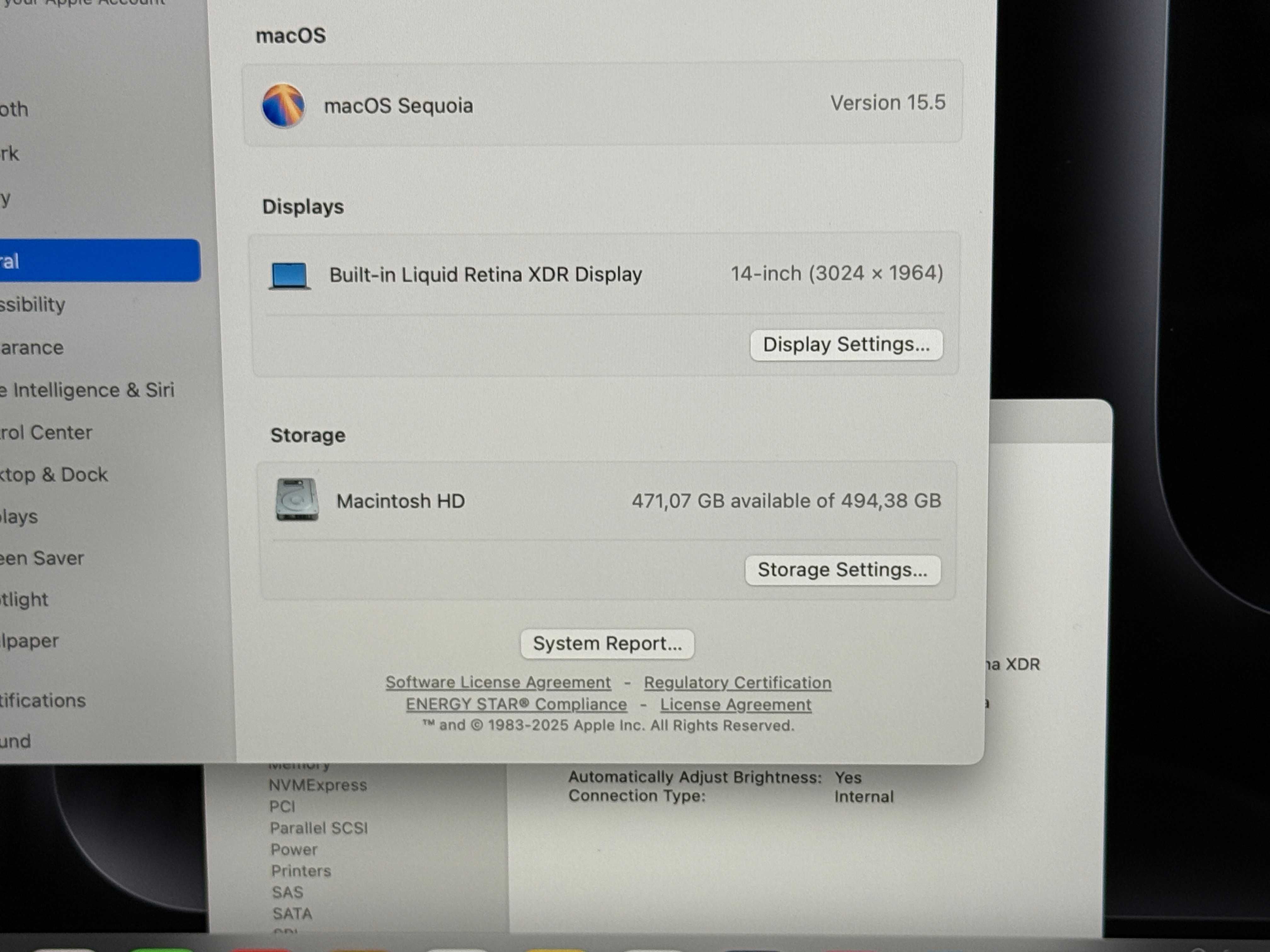 MacBook Pro 14 M3`8 CPU/10 GPU/512GB SSD/8GB RAM/Бат 22ч-99%