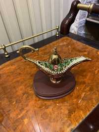 Ръчно изработена луксозна лампа за бижута – „Аладин“ инкрустирана