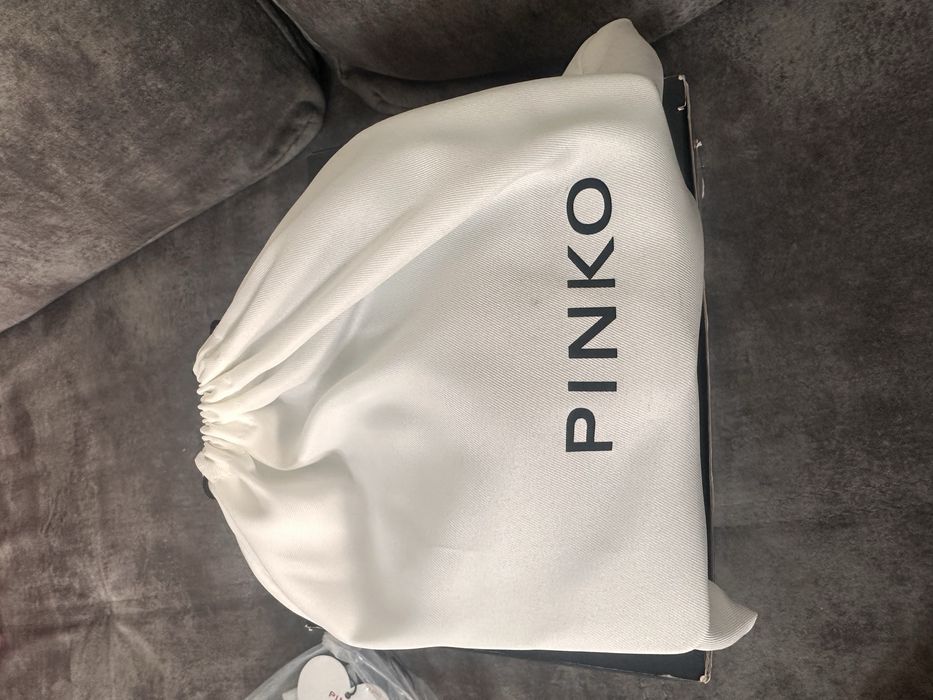 Оригинална чанта Pinko тюркоаз