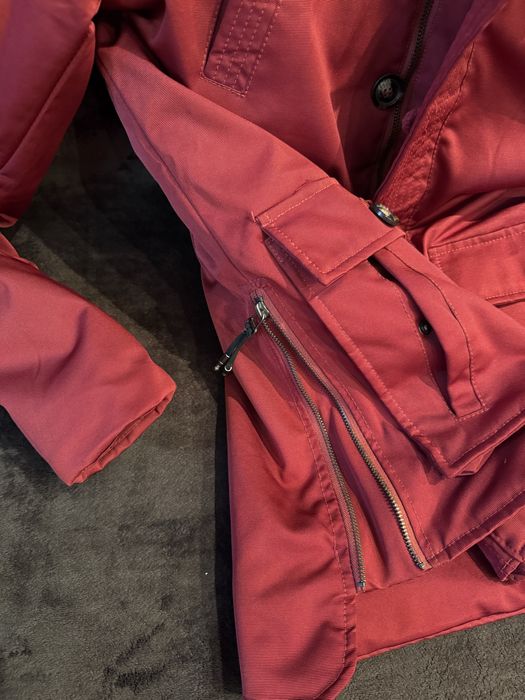 Мъжко яке тип парка в бордо