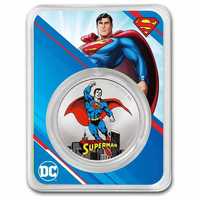 Сребърна монета 1 oz Superman 5$ Samoa 2023