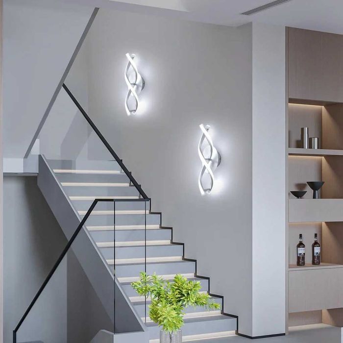 LED Стенна лампа 16W Студена бяла светлина 6500K