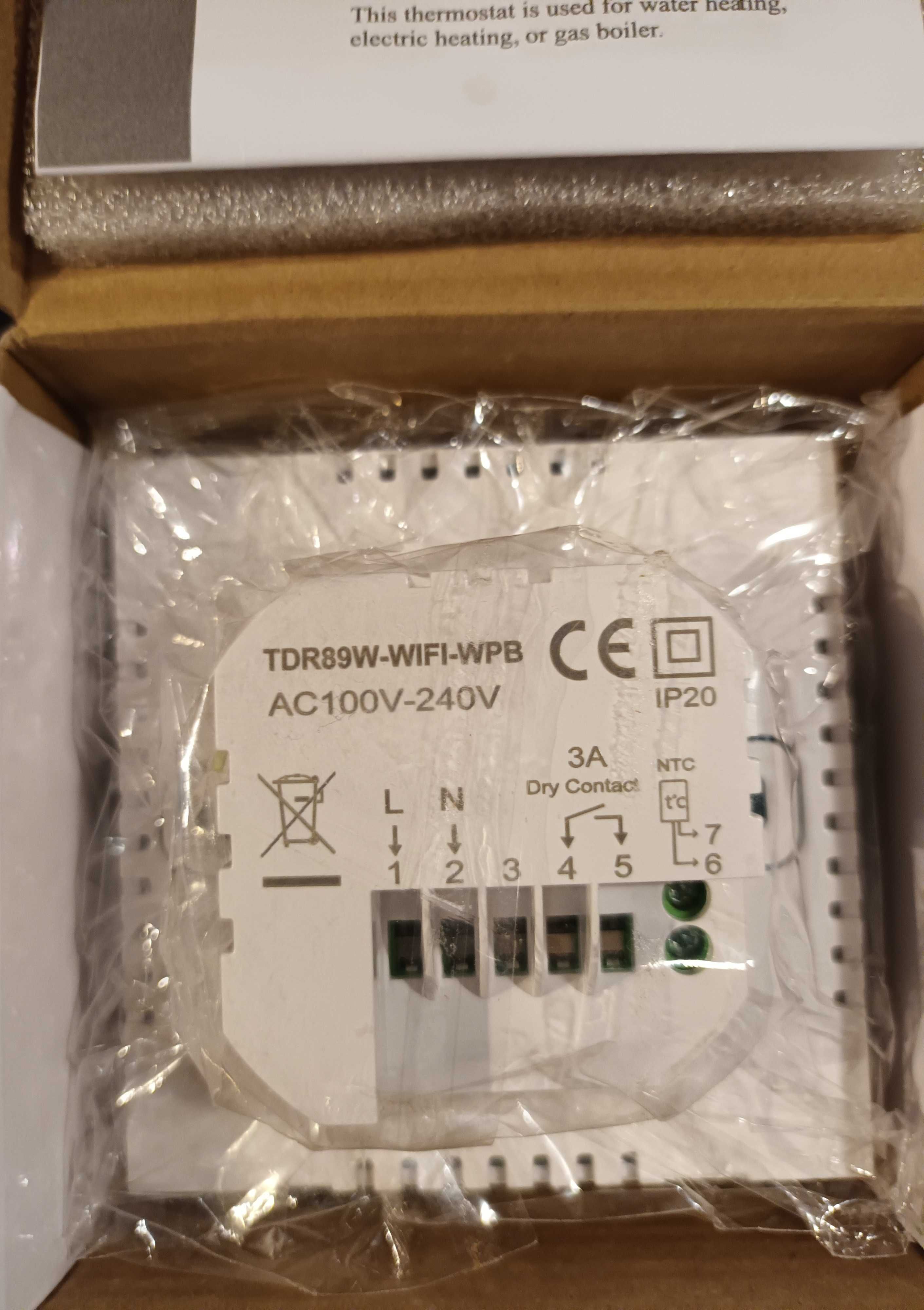 Термостати Smart Home wifi с дисплей за термопомпи,газови бойлери и др