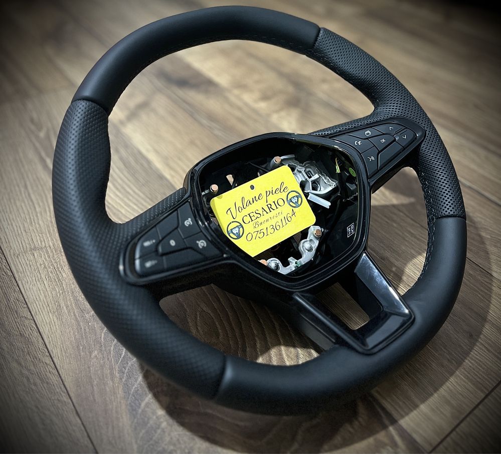 Volan piele Nappa naturală Renault Clio 5,Captur,Trafic,Zoe 2018-2024