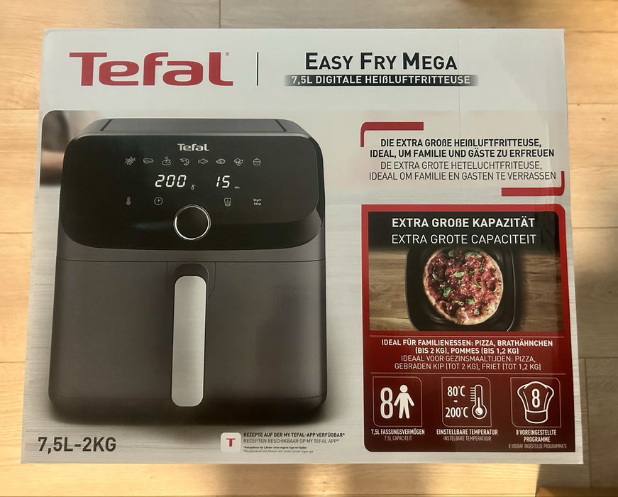 Friteuza cu aer cald Tefal Easy Fry Mega EY855BE0