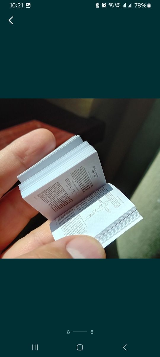 Biblie in miniatura breloc