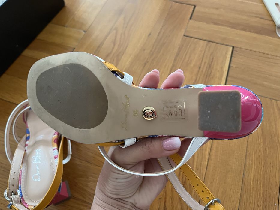 Дамски сандали на ток 36 номер