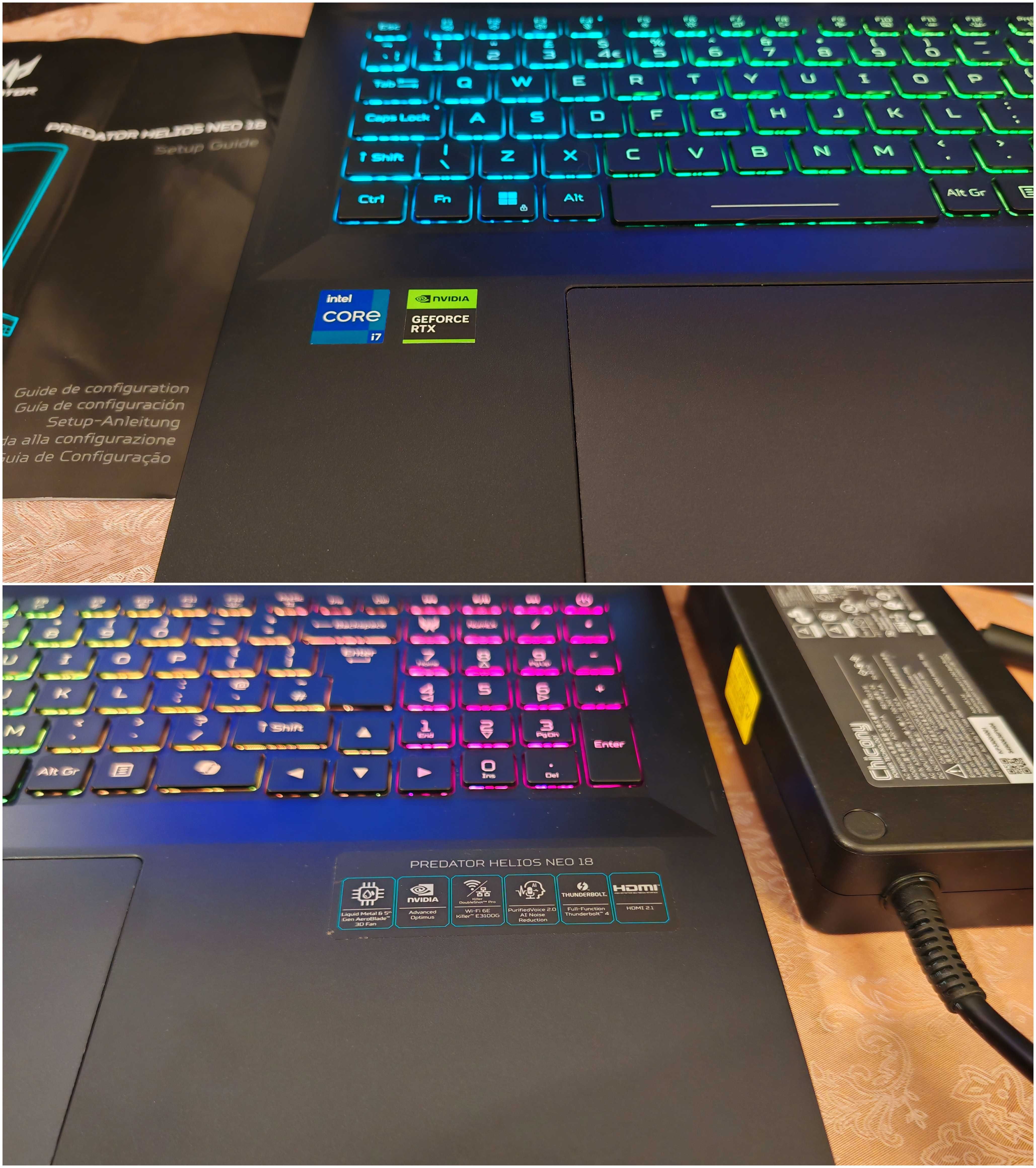 RTX 4070 8GB/Core i7-14700HX/16GB RAM/1TB SSD/18'QHD 165Hz/Predator 18