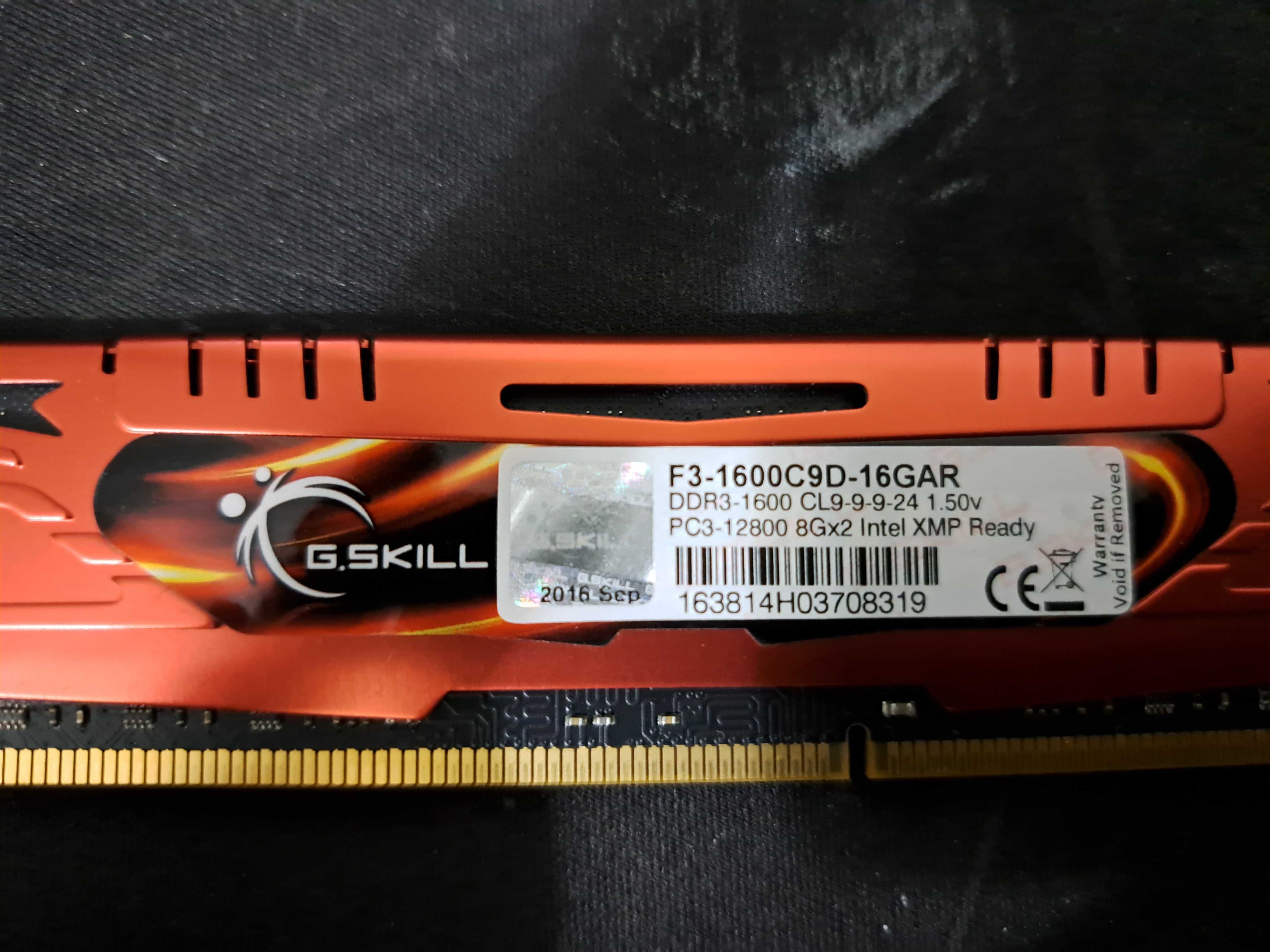 GSkill Team Group Kingston DDR3 16GB - 2x8GB