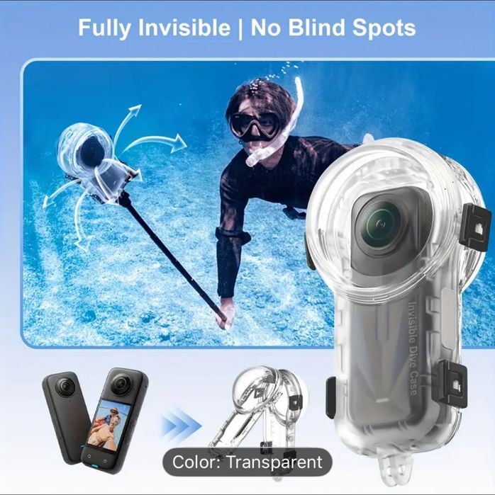 Set carcasa subacvatica pentru Insta360 X5 - nou, nefolosit