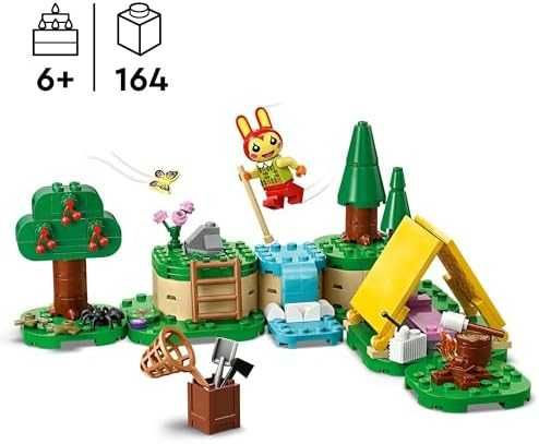 Нов Идеален Подарък  LEGO Animal Crossing с Палатка и Зайче Лего 77047