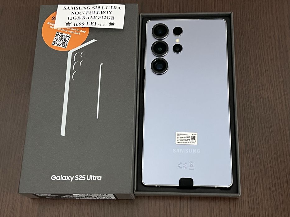 Amanet Royal CB: Samsung S25 Ultra 512gb Nou Fullbox 12gb Ram
