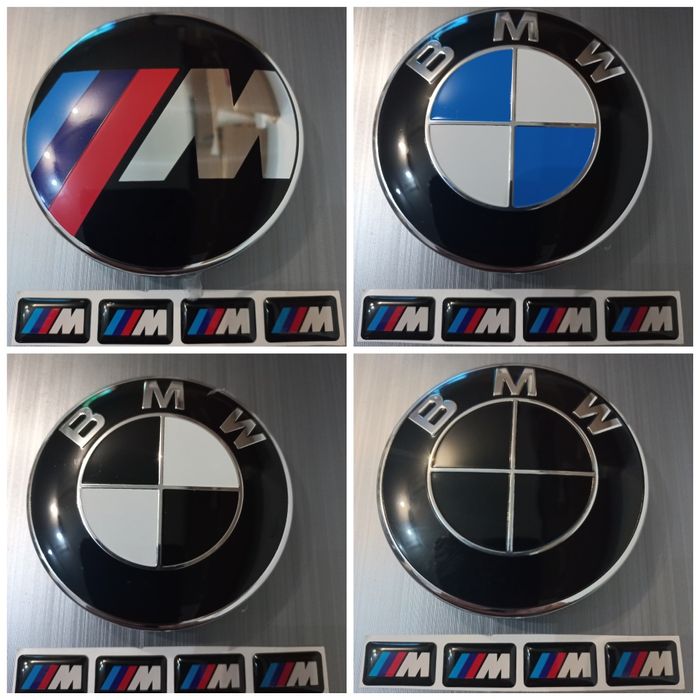 Set 4 capace si stikere M pentru jante aliaj - BMW