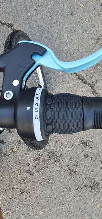 Bicicleta 24 BTWIN original 100 alb 135-150 cm