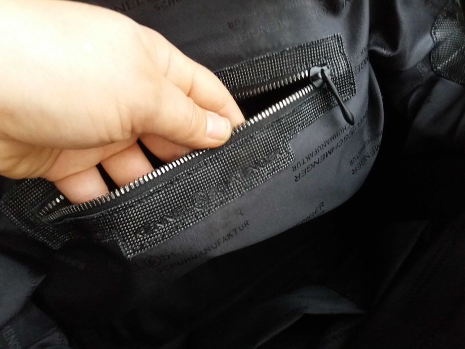 дамска черна чанта/Kennel & Schmenger кожена-естествена кожа