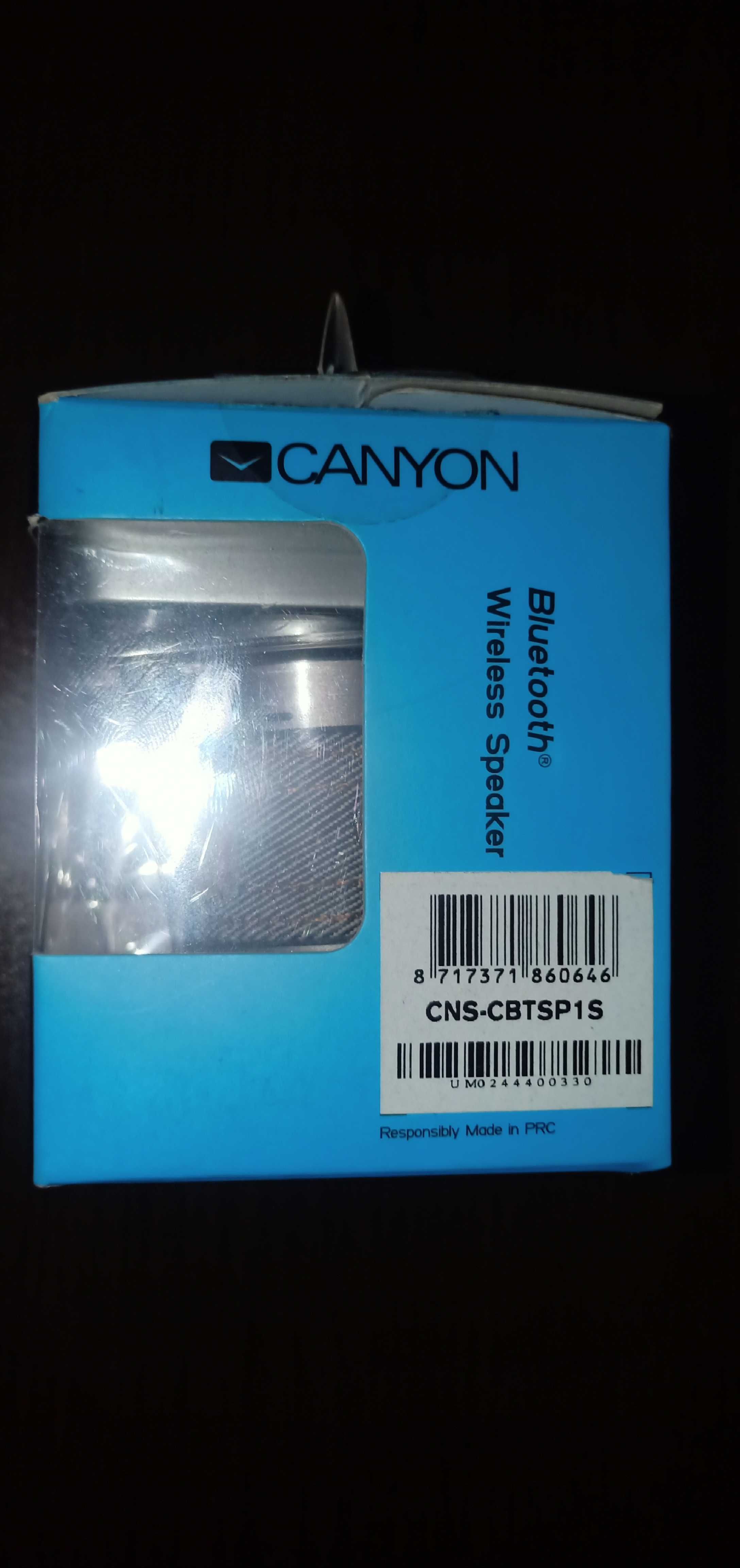 НОВА Преносима тонколона bluetooth Canyon CNS-CBTSP1S, Сребриста