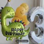 Balon umflat cu heliu happy birthday/la multi ani Dinozaur