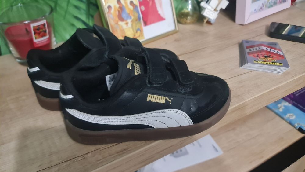 Adidasi Puma 31 negru cu auriu