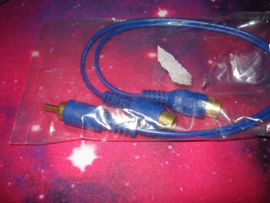 cablu audio mono 1 rca tata la 2 rca mama boxe