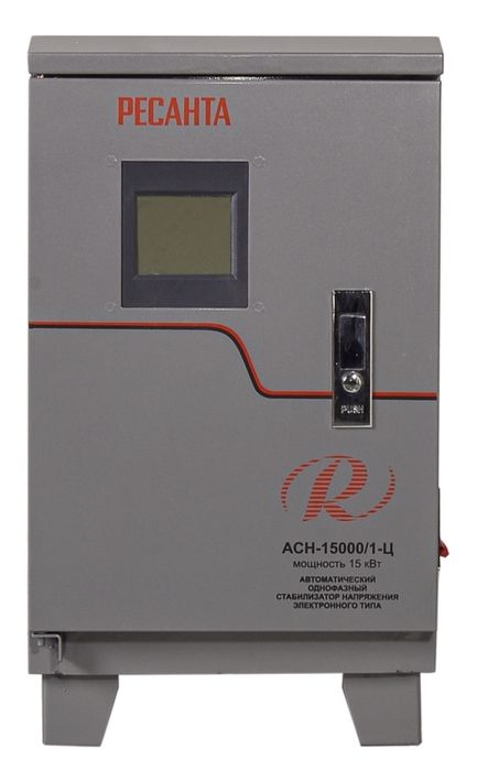 Стабилизатор цифровой однофазный(220В) Ресанта АСН-15000/1ц