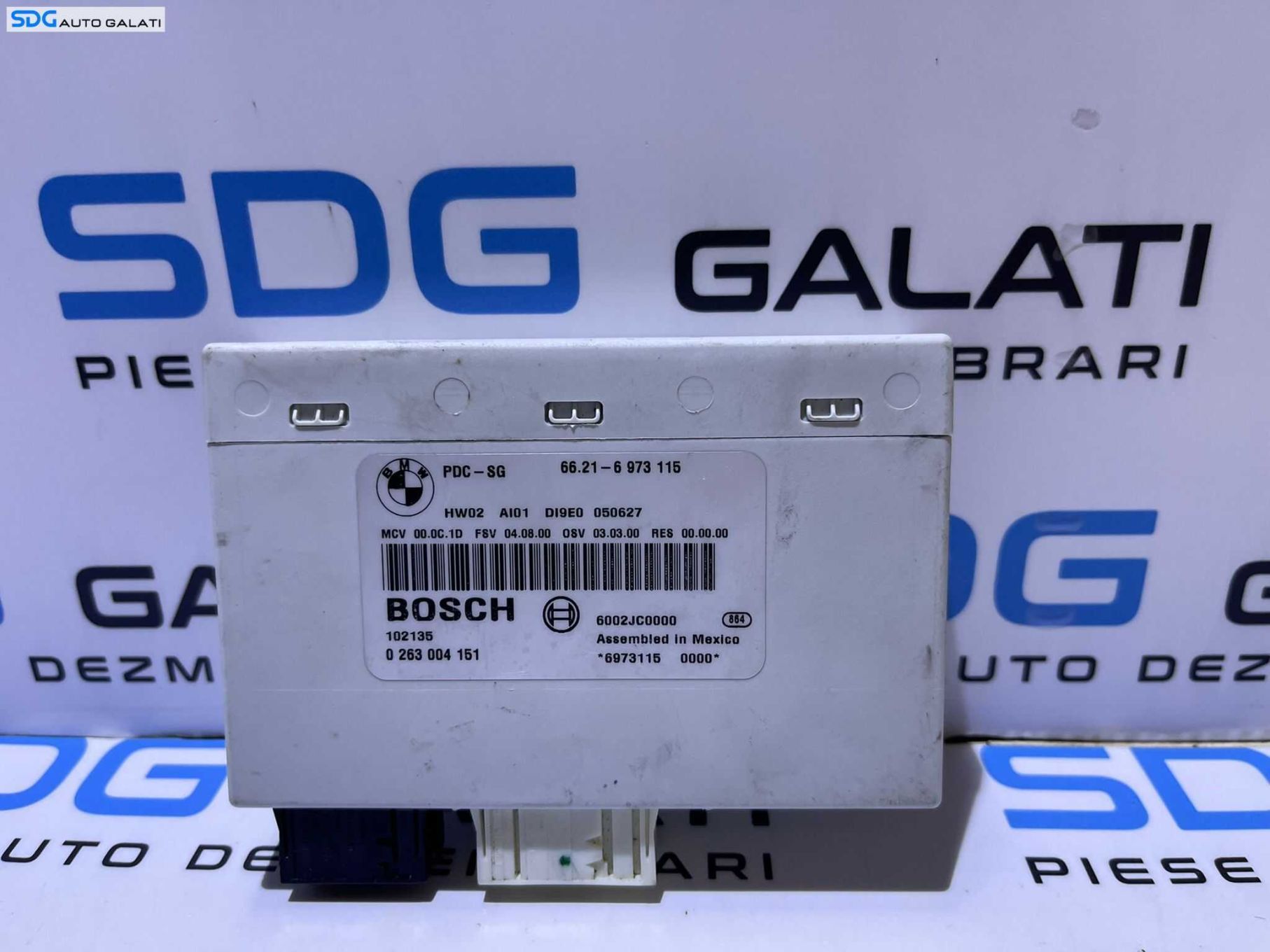 Unitate Modul Calculator Senzor Senzori Parcare Parktronic PDC BMW Seria 3 E90 E91 2005 - 2008 Cod 66216973115 6973115 0263004151 [L3472]
