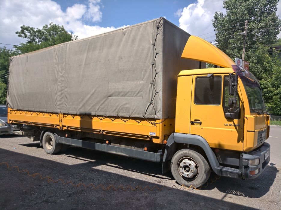 Открит бордови камион - 7.35м до 7 т товар - София и страната