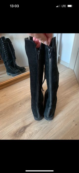 Cizme musette negre