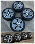 Jante 5x100 Audi A1 R16 / 195 50 16 Dunlop Iarna / bicolor