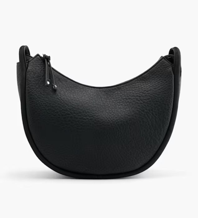 Кожена черна чанта