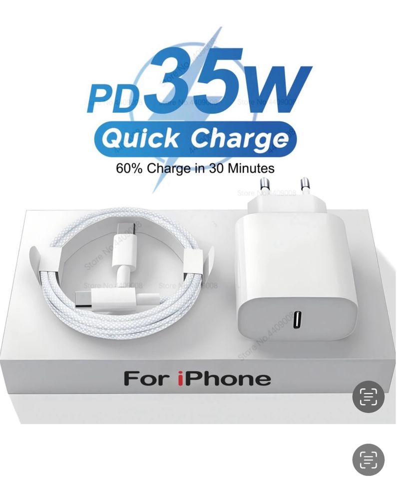 Pachet 3 in 1 Adaptor + Cablu Date + Casti Compatibil Iphone