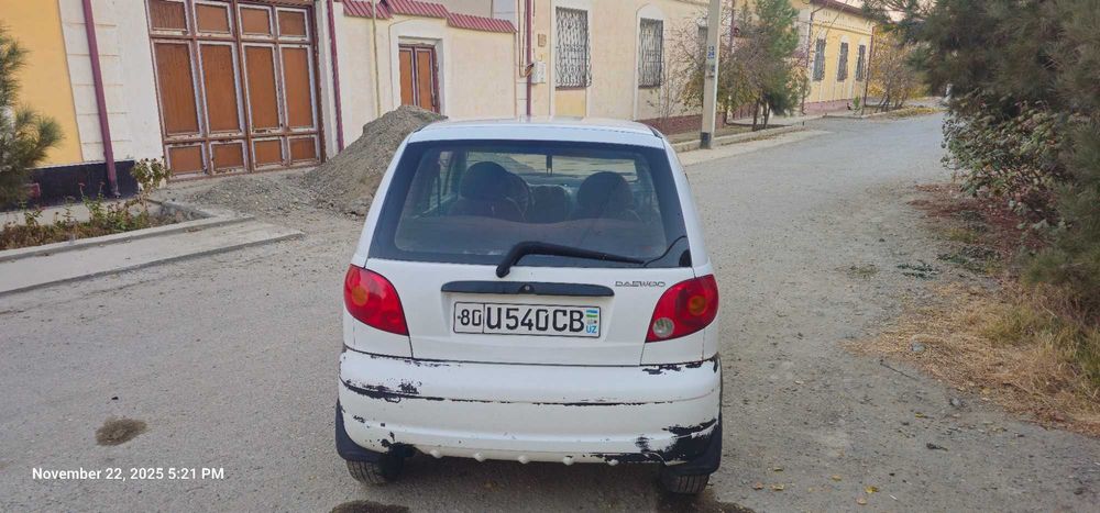 DAEWOO MATIZ pol lyuks (матиз пол люкс) TEZ VA ARZON SOTILADI (PROPAN)