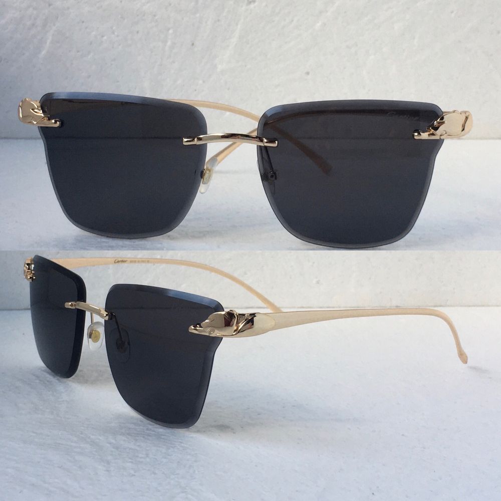 Cartier Мъжки Дамски слънчеви очила  сини черни кафяви прозрачни