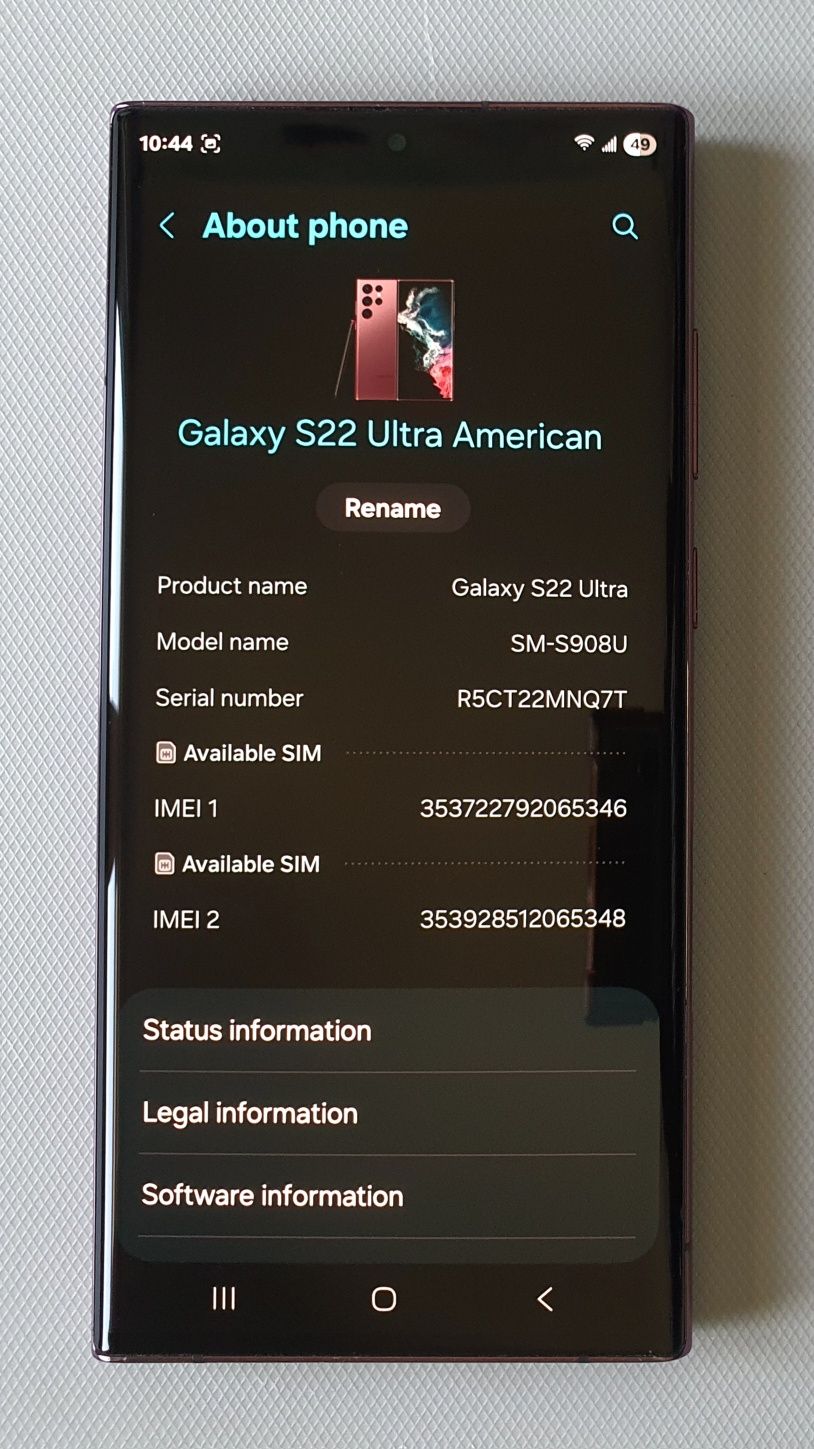 Samsung Galaxy S22 Ultra Vietnam American 2 sim