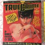 Taschen True Crime Detective Magazines carte pin-up girls arta grafica