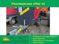 Generator de curent CPDG 40 pe șasiu folosit