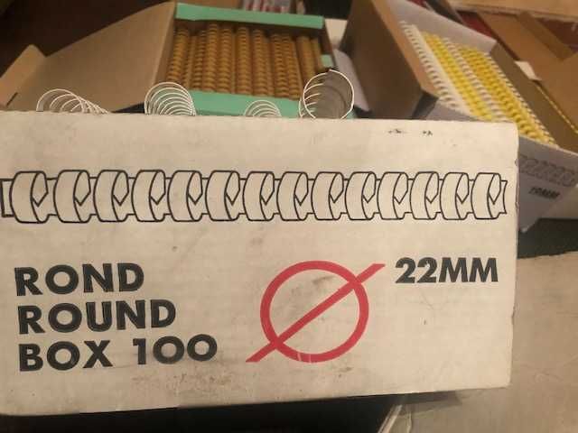 Consumabile aparate indosariat cu arcuri sau prin lipire, dosare, etc