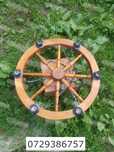 lustra rustica din roata de car 58 cm